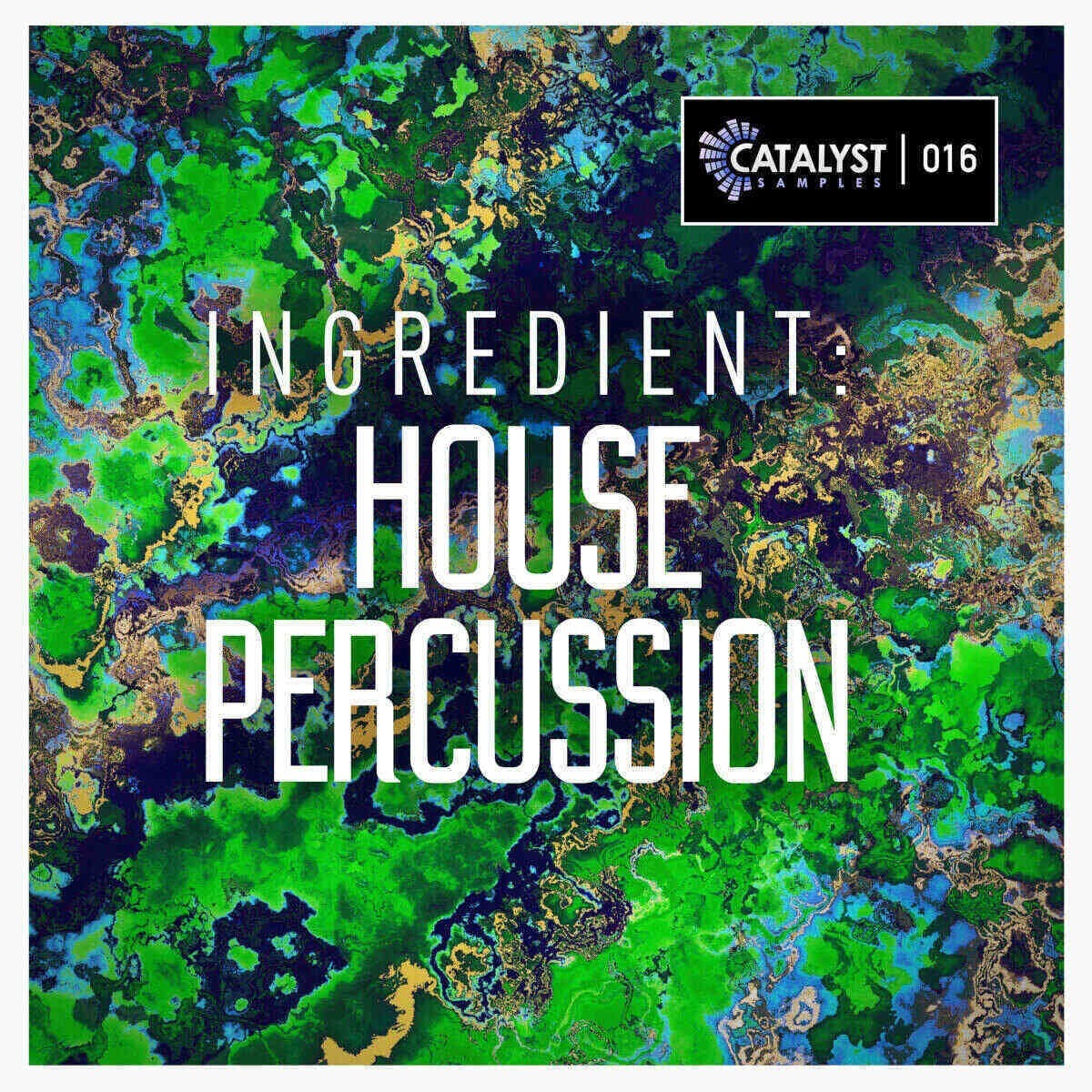 Catalyst Samples - Ingredient: House Percussion Sample Packs Software GUI Artwork